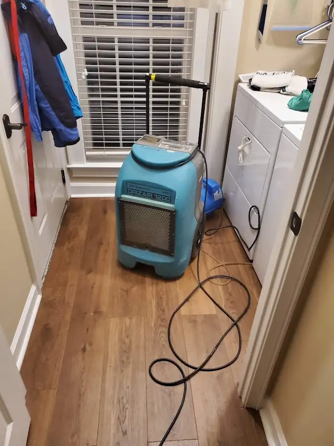 Commercial dehumidifier deployed for Flood Damage Cleanup in Lawton