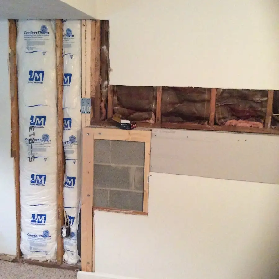 Wall insulation replacement during Contents Cleaning & Restoration in Lawton